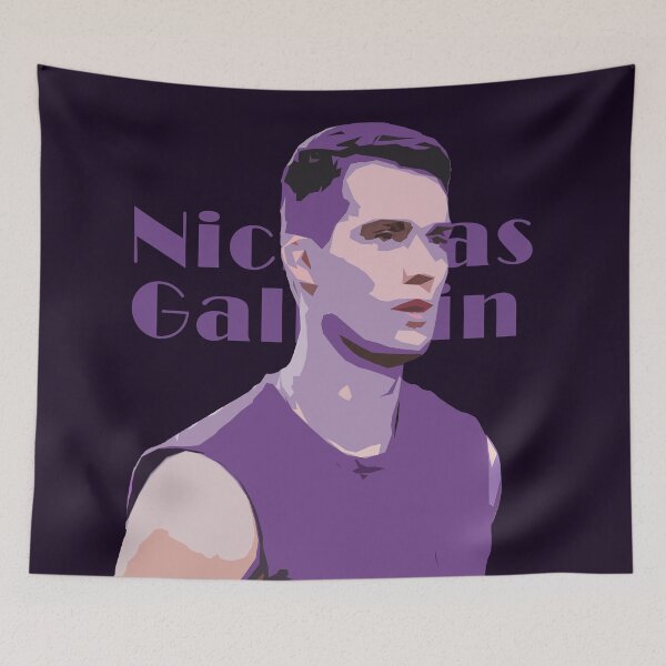 Item preview, Nicholas Galitzine Purple Illustration Art designed and sold by ABHI-ART.