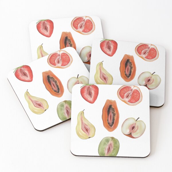 Item preview, Sliced Feminine Fruit. fruity gift ideas, feminine gift idea, Fruity Art Print, Fruity wall decor, Summer Refresh, Signed Art Print designed and sold by artsyaman1.