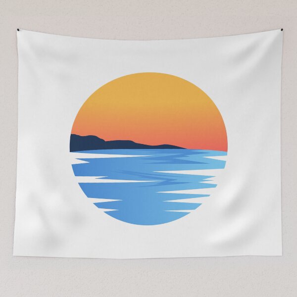 Item preview, Sea and Sunset, Beach Sunset designed and sold by Islanr.