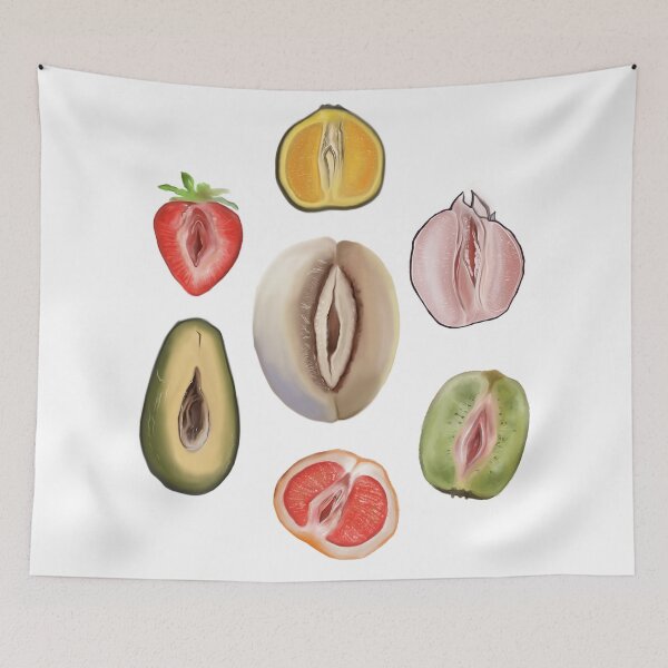 Item preview, Sliced Feminine Fruit. fruity gift ideas, feminine gift idea, Fruity Art Print, Fruity wall decor, Summer Refresh, Signed Art Print designed and sold by artsyaman1.