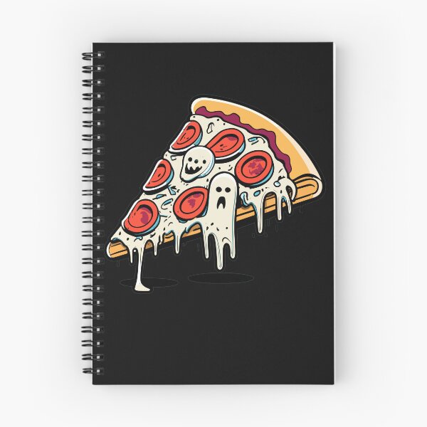 Item preview, Ghost Pizza Halloween Scary Emoticon designed and sold by SooNS-Studio.