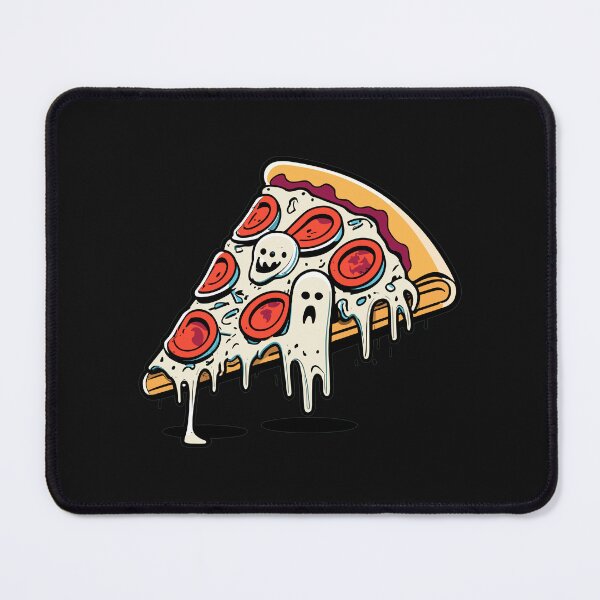 Item preview, Ghost Pizza Halloween Scary Emoticon designed and sold by SooNS-Studio.