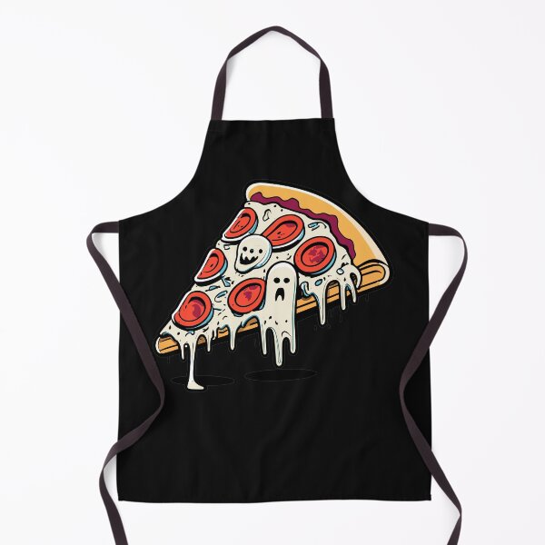 Item preview, Ghost Pizza Halloween Scary Emoticon designed and sold by SooNS-Studio.