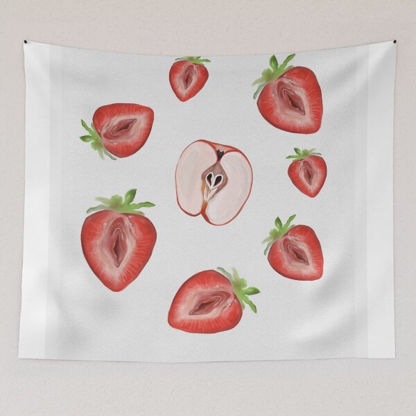 Item preview, Sliced Feminine Fruit. fruity gift ideas, feminine gift idea, Fruity Art Print, Fruity wall decor, Summer Refresh, Signed Art Print designed and sold by artsyaman1.