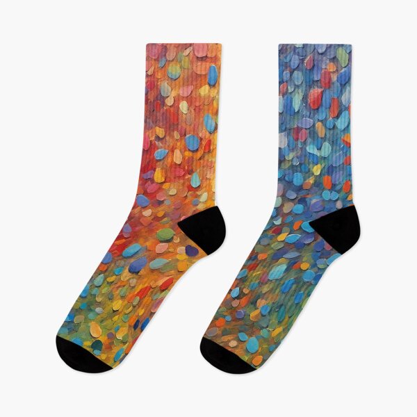 Artikelvorschau, Regenbogen-Punktmuster entworfen und verkauft von SeamCraft.