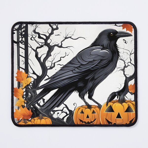 Item preview, Autumn Whispers: Halloween Black Crow designed and sold by Noorkin.