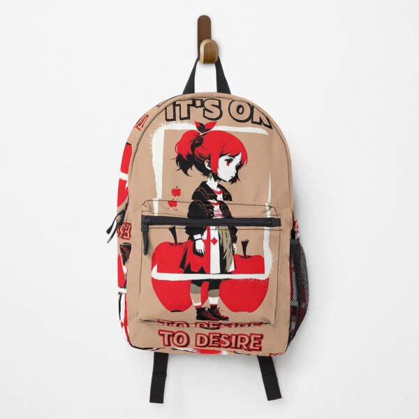 Item preview, It's ok to desire Kawaii girl with apples by CallisC Arts ⭐⭐⭐⭐⭐ designed and sold by CallisC-Arts.