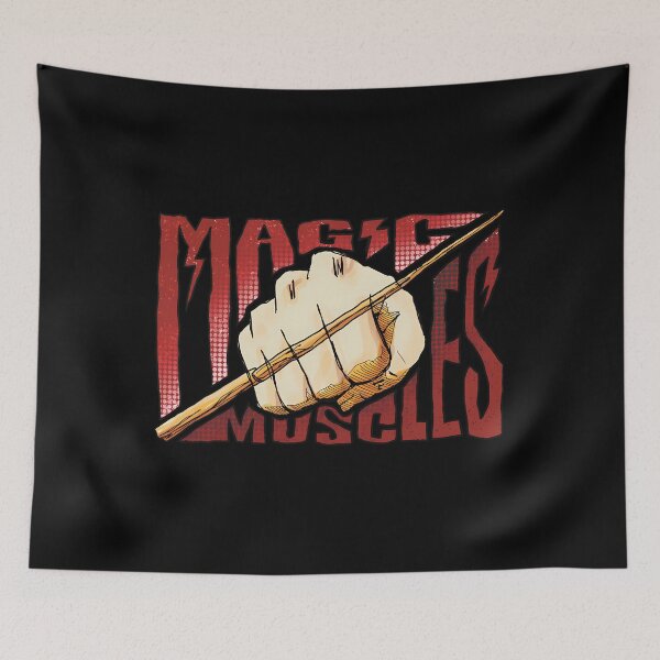 Item preview, Mashle Magic and Muscles Mash Fist x Wand Ropa informal de moda Rojo Graffiti designed and sold by xaodffufje95.