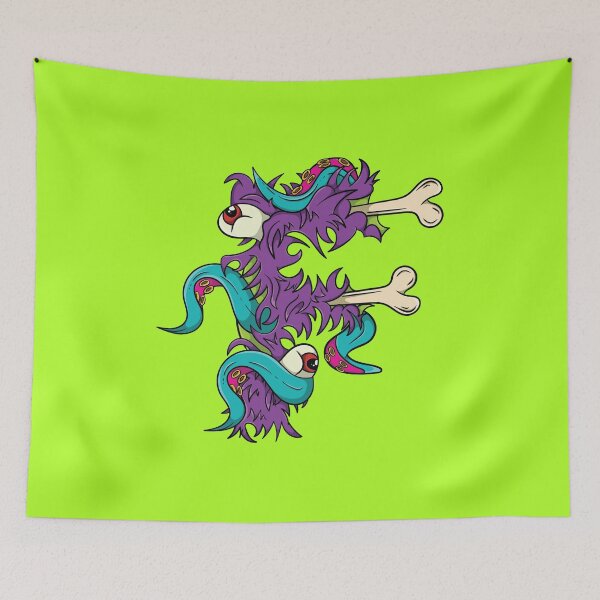 Item preview, Alphabet F Monster Design Illustration designed and sold by Cosmodoody.