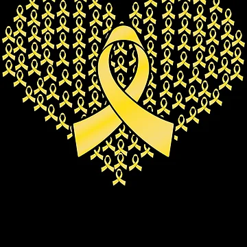 Vorschaubild zum Design Childhood Cancer Awareness Ribbon Heart Gold Ribbon Gear von DynamicDesign