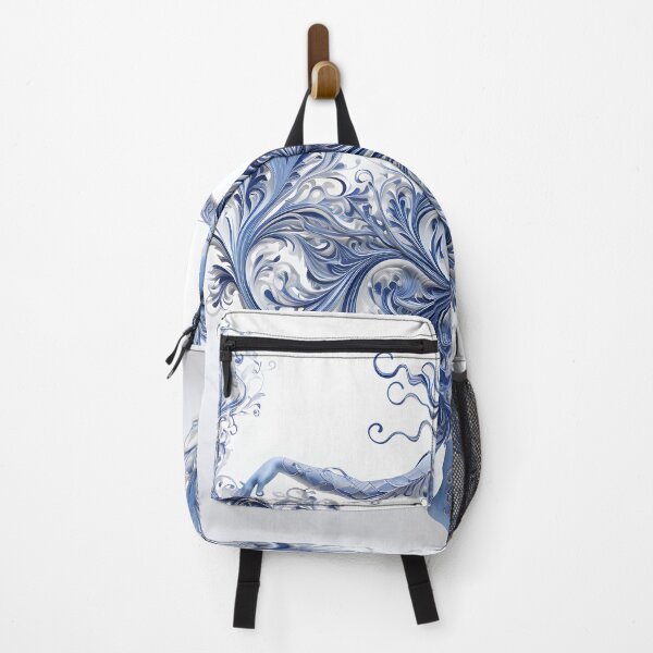 Item preview, Blue And White Abstract Elegant Dancer designed and sold by PioneerX1.
