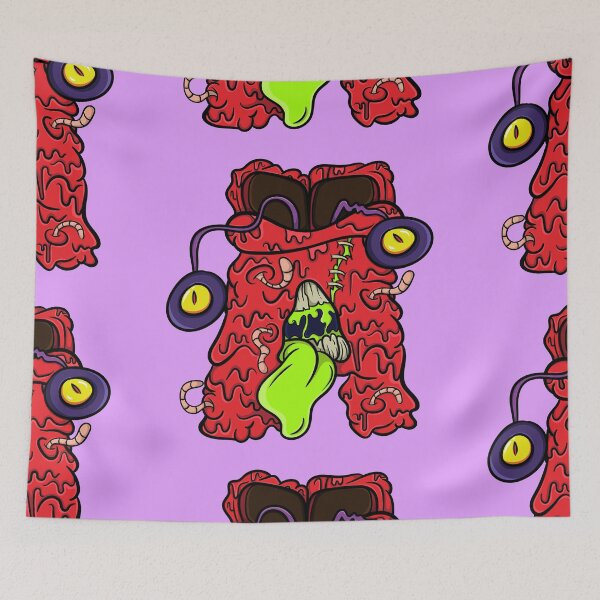 Item preview, Alphabet A Monster Design Illustration designed and sold by Cosmodoody.