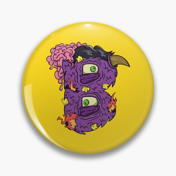 Item preview, Alphabet B Monster Design Illustration designed and sold by Cosmodoody.