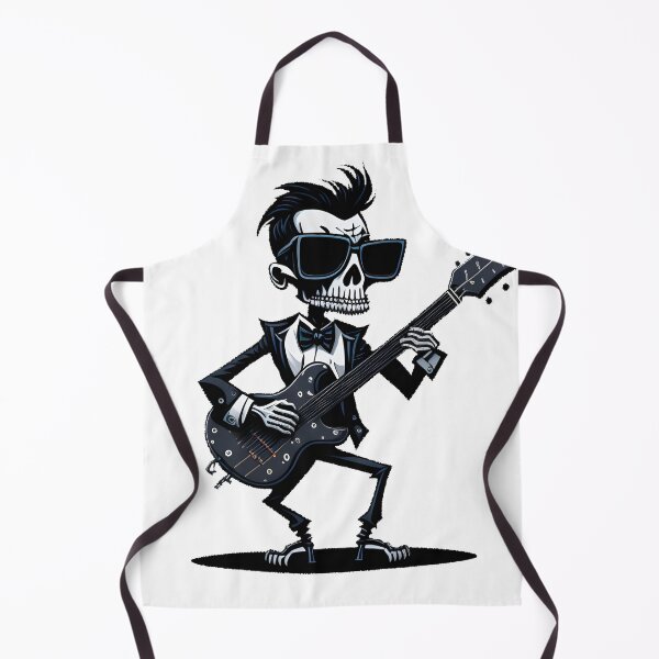 Item preview, Skeleton playing bass guitar in the Bone Band designed and sold by ratchawoot.