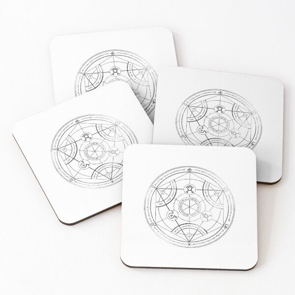 Item preview, Human Transmutation Circle - charcoal designed and sold by RevolutionGFX.
