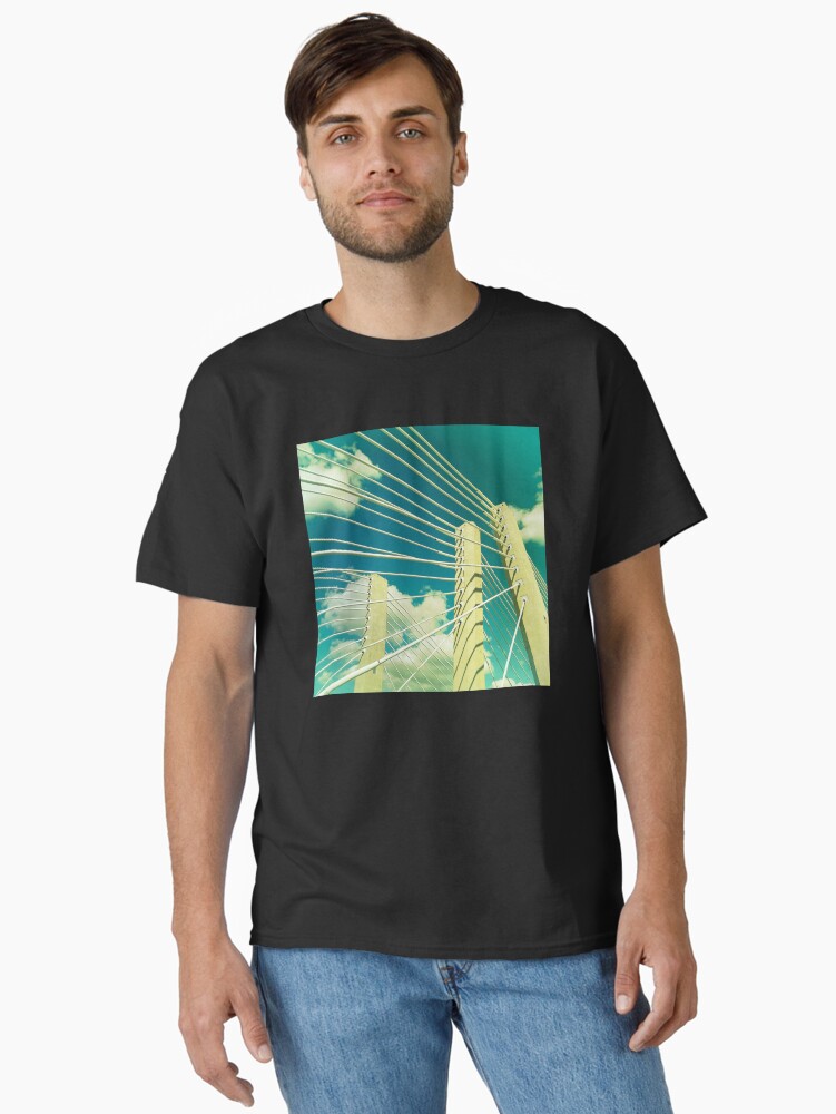 Thumbnail 2 of 7, Classic T-Shirt, Goethals Bridge #3 designed and sold by OneDayArt.
