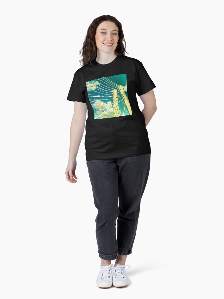 Thumbnail 4 of 7, Classic T-Shirt, Goethals Bridge #3 designed and sold by OneDayArt.