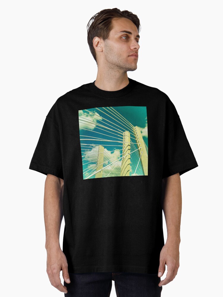 Thumbnail 1 of 7, Oversized T-Shirt, Goethals Bridge #3 designed and sold by OneDayArt.