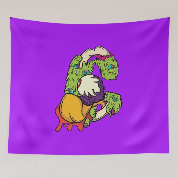 Item preview, Alphabet C Monster Design Illustration designed and sold by Cosmodoody.