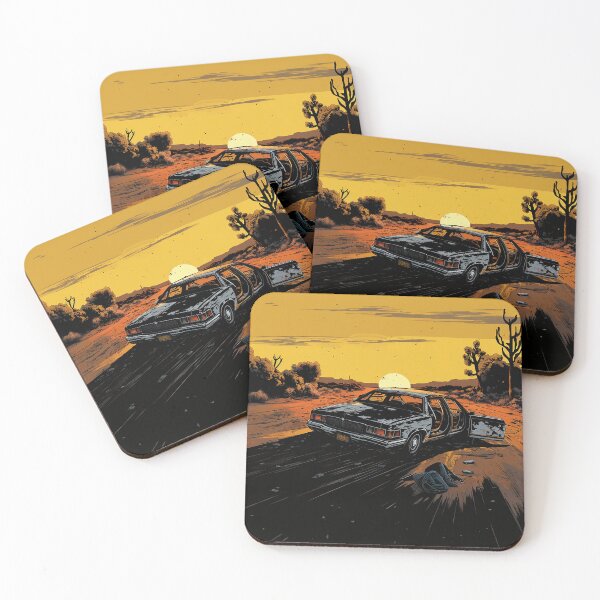 Item preview, Abandoned car in the desert designed and sold by Elayh.