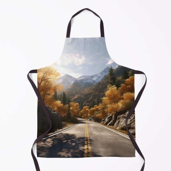 Item preview, stunning fall country mountain road print designed and sold by dcrc.