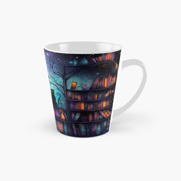 Item preview, Halloween Library with Black Cat designed and sold by RaineDDesigns.