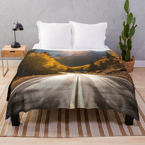 Item preview, stunning fall country mountain road print designed and sold by dcrc.