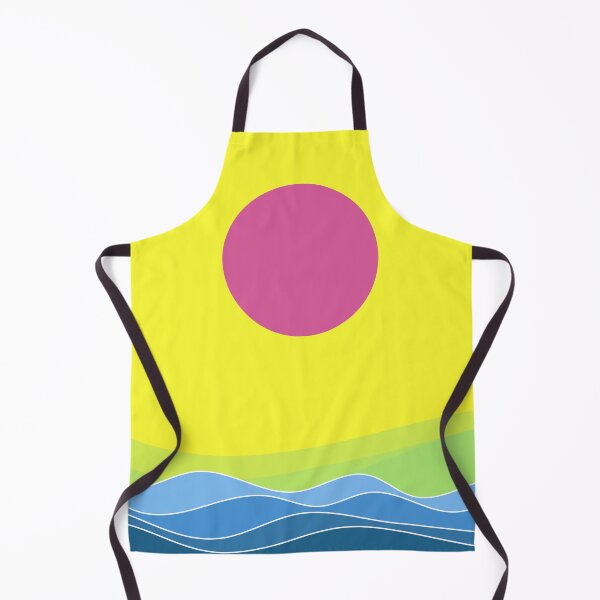 Item preview, Red Sun Above Waves designed and sold by cipoprimo.
