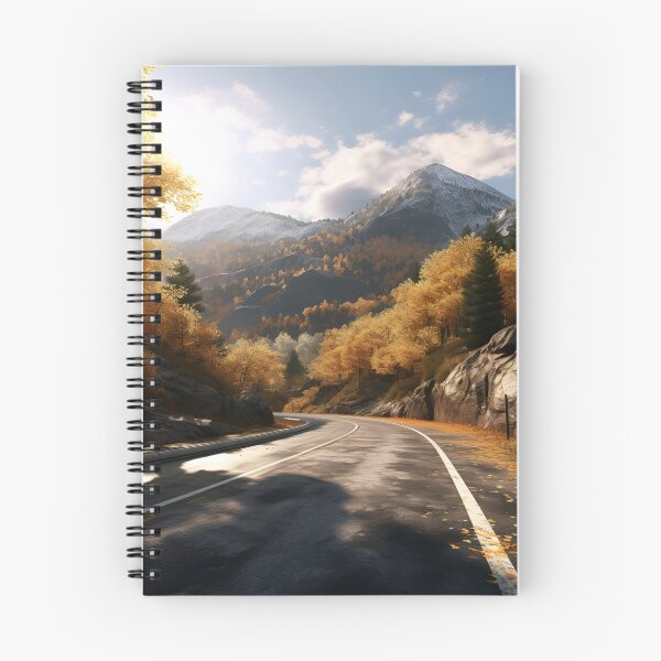 Item preview, stunning fall country mountain road print designed and sold by dcrc.