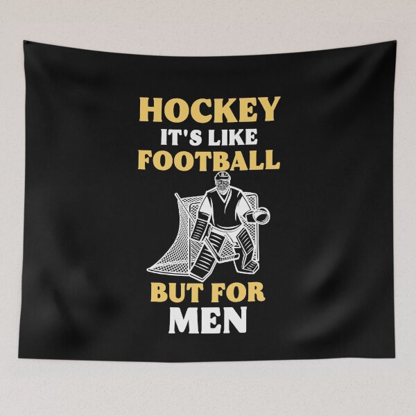 Item preview, Hockey It's Like Football But For Men Ice Sport Puck Game Gift designed and sold by TMelonShop.