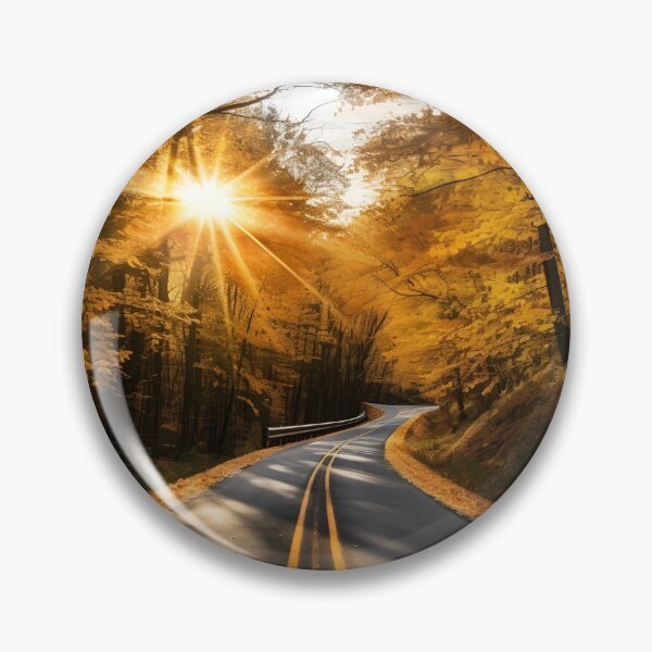 Item preview, stunning fall country road print designed and sold by dcrc.