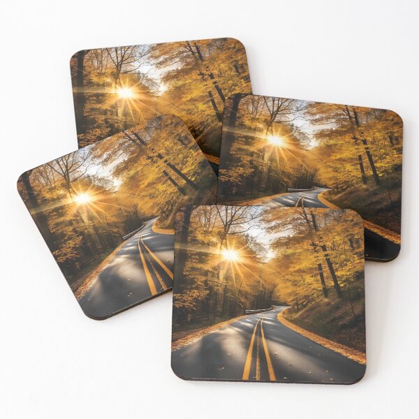 Item preview, stunning fall country road print designed and sold by dcrc.