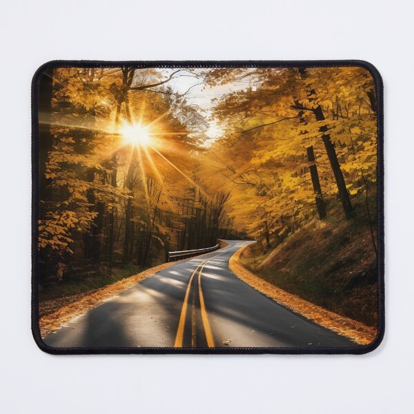 Item preview, stunning fall country road print designed and sold by dcrc.