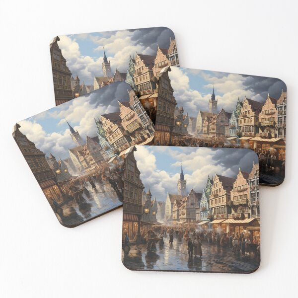 Item preview, Old Town and People  designed and sold by Nature Shop.