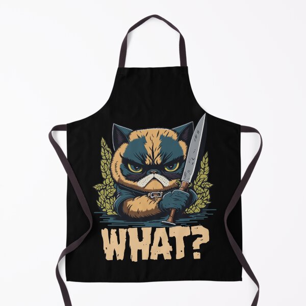 Item preview, Cat What? Murderous Grumpy Cat With Knife designed and sold by Peculiarts.
