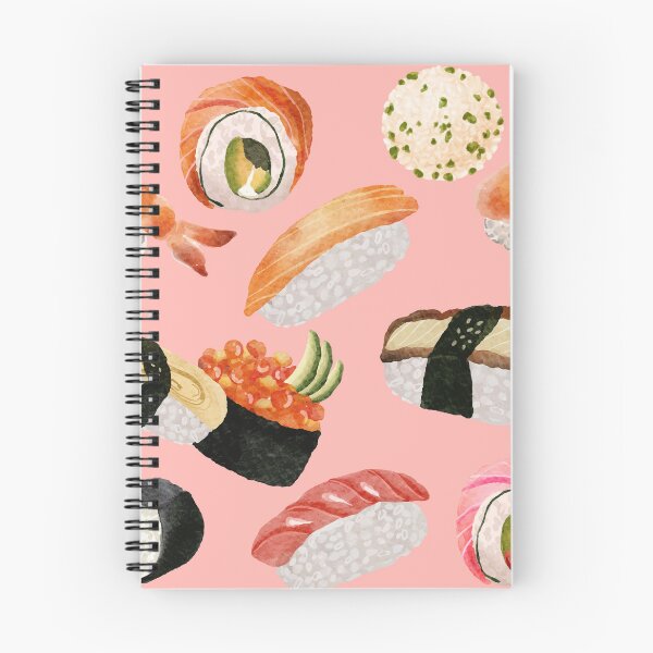 Item preview, Sushi Delight: Irresistible Food Pattern designed and sold by sirikanya-mei.