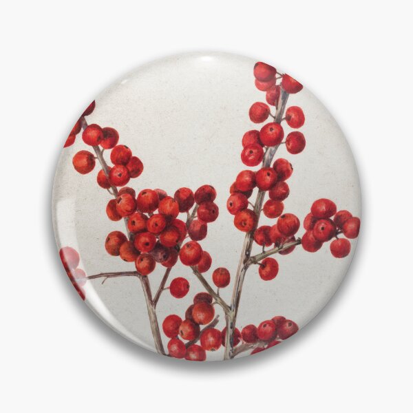 Artikelvorschau, Vintage Winterberry Weihnachtsillustration, Stechpalmenbeeren entworfen und verkauft von ZAHARIA DANIELA.