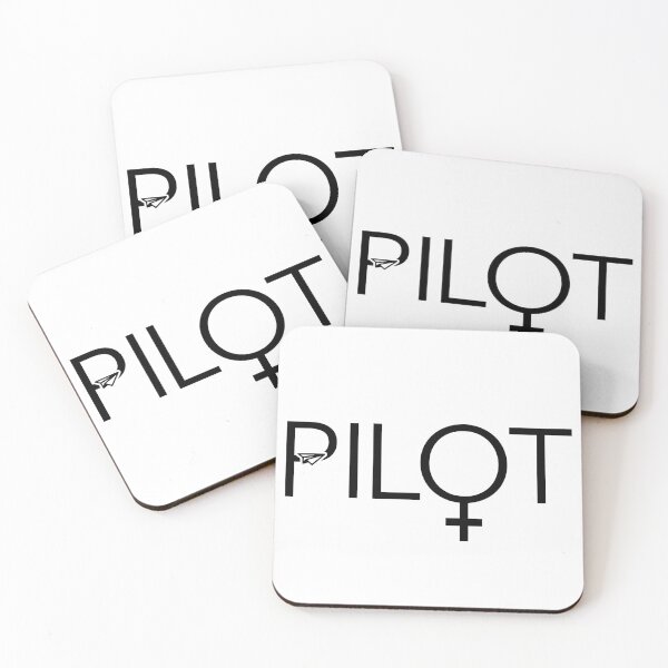 Item preview, Pilot Female Airplane Aviation For Women Pilots designed and sold by inkedtee.