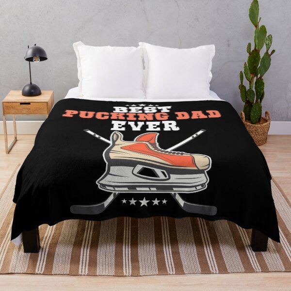 Item preview, Best Pucking Dad Ever Funny Ice Hockey Dad Fathers Day Puck Gift designed and sold by TMelonShop.
