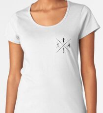 Minimalistic Barbers Women's Premium T-Shirt
