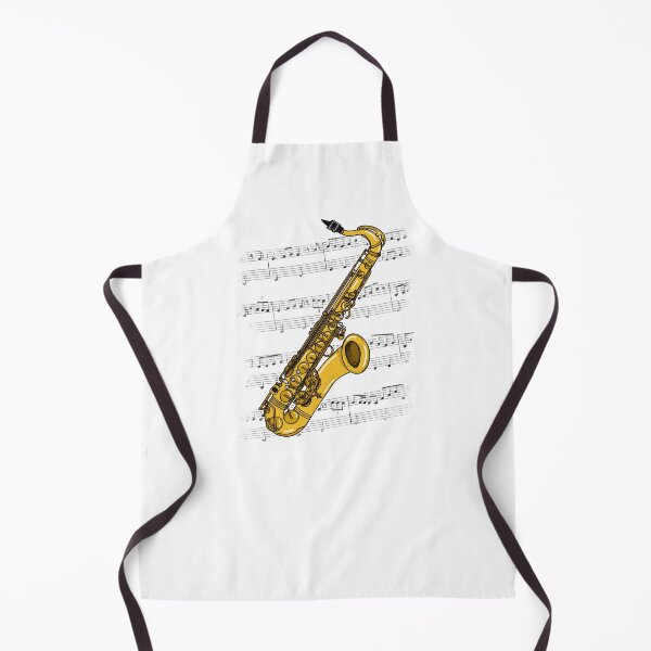 Artikelvorschau, Saxophon-Notation, Saxophonist, Jazzmusiker (Farbe) entworfen und verkauft von doodlerob.