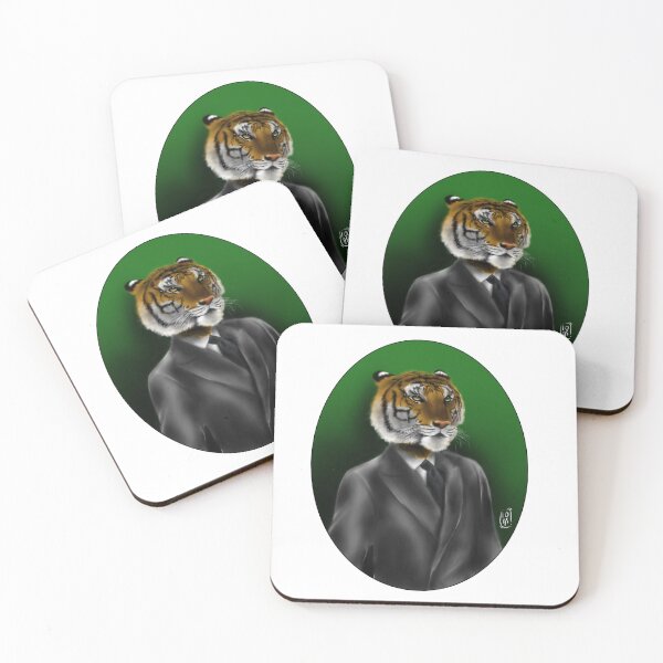 Item preview, Tiger in the suit designed and sold by IguanaOnAStick.