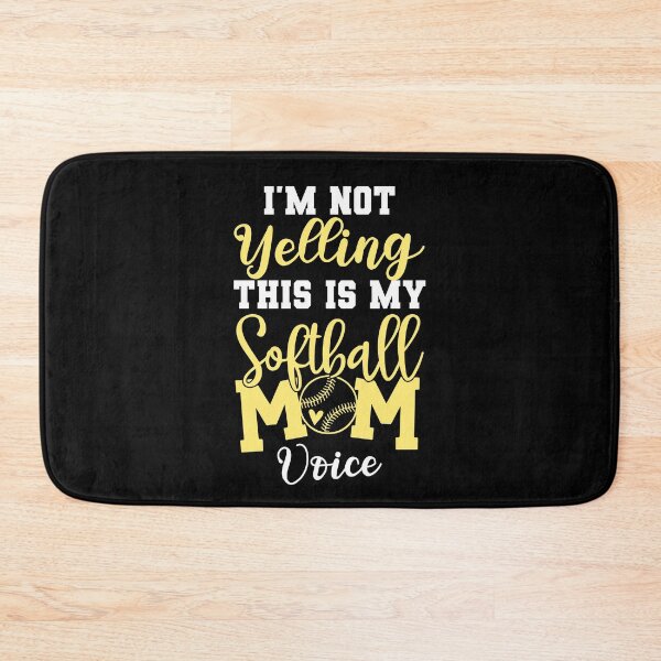 Item preview, I'm Not Yelling This Is My Softball Mom Voice Cheer Mom Game Gift designed and sold by TMelonShop.