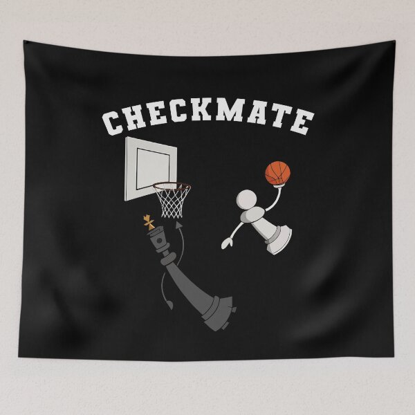 Item preview, Basketball Chess Checkmate Pawn King Dunking Strategy Game Gift designed and sold by TMelonShop.