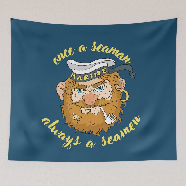 Item preview, once a seaman always a seamen designed and sold by JJadx.