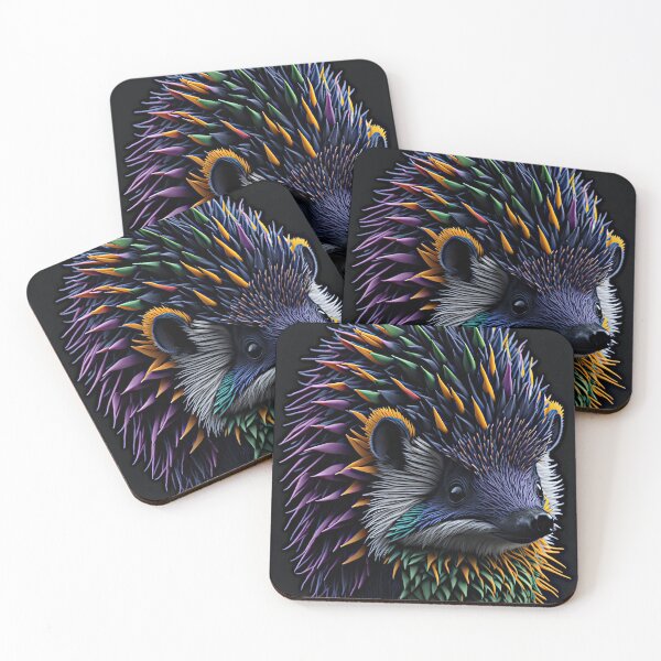 Item preview, "Hyper-Realistic Rainbow Hedgehog: A Masterpiece of Artistry" designed and sold by Best-Art-32.