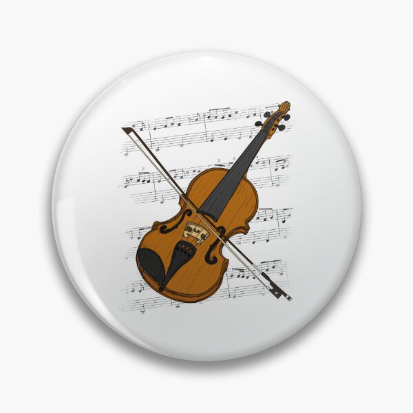 Item preview, Violin Music Notation Violinist String Musician (Colour) designed and sold by doodlerob.