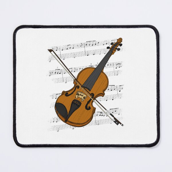 Item preview, Violin Music Notation Violinist String Musician (Colour) designed and sold by doodlerob.