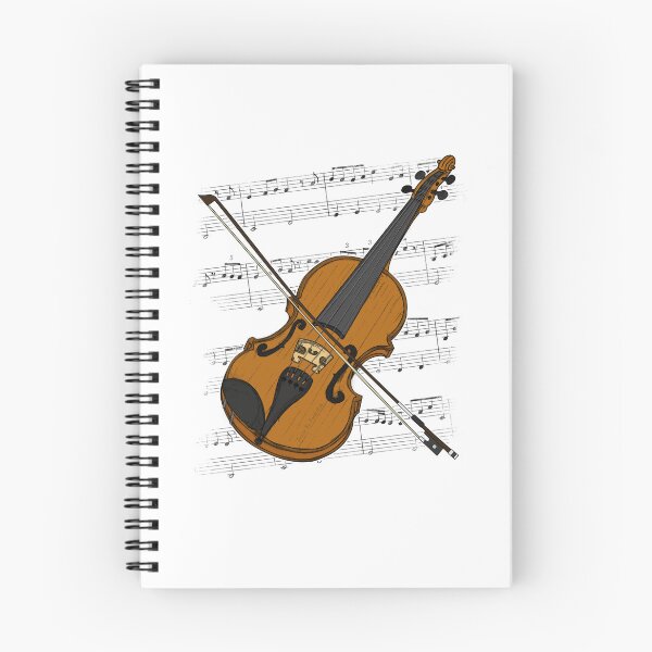 Item preview, Violin Music Notation Violinist String Musician (Colour) designed and sold by doodlerob.