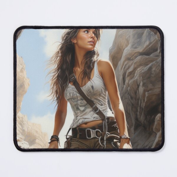 Item preview, Rock Climbing Girl designed and sold by ArtOfGirls.